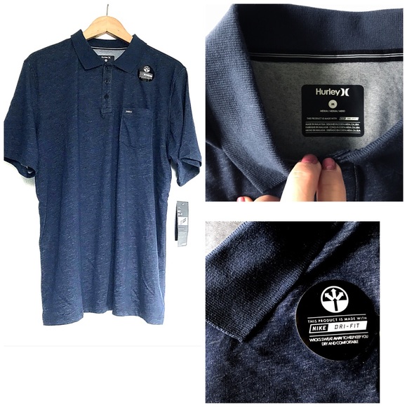 Hurley Other - NEW W/ tags Hurley Nike Dri-Fit Dark Blue Heather